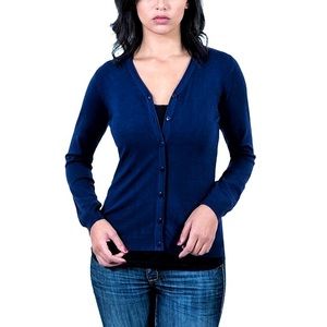 H&M V-Neck Navy Cardigan